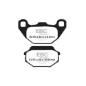 Pastilhas de freio orgânicas para scooter EBC SFA305
