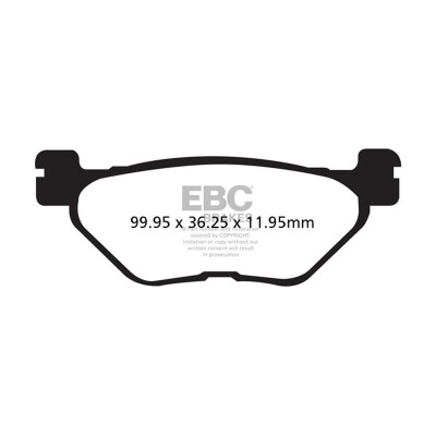 Pastilhas de freio sinterizadas para scooter EBC SFA319HH