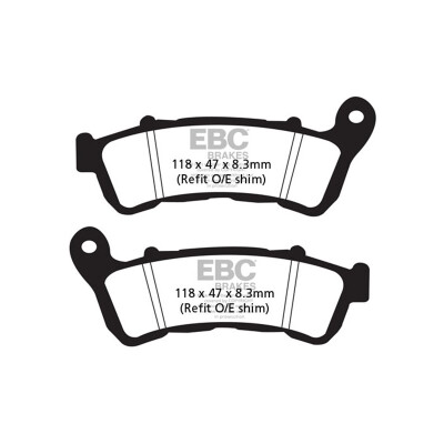 Pastilhas de freio sinterizadas para scooter EBC SFA388HH