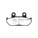 Pastilhas de freio orgânicas para scooter EBC SFA412