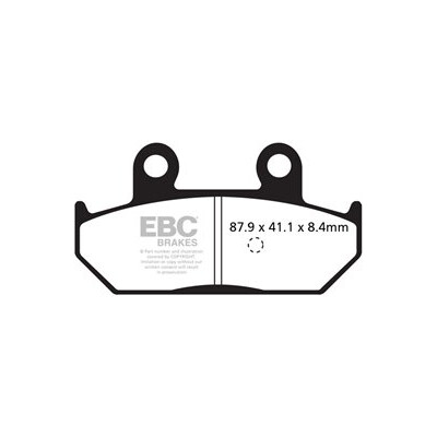 Pastilhas de freio sinterizadas para scooter EBC SFA412HH
