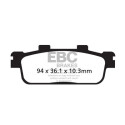 Pastilhas de freio orgânicas para scooter EBC SFA427