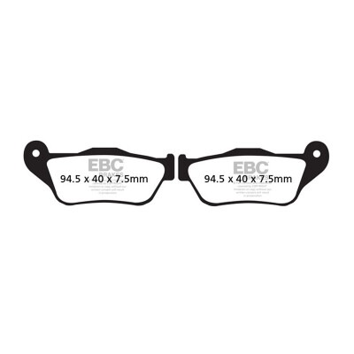 Pastilhas de freio orgânicas para scooter EBC SFA430