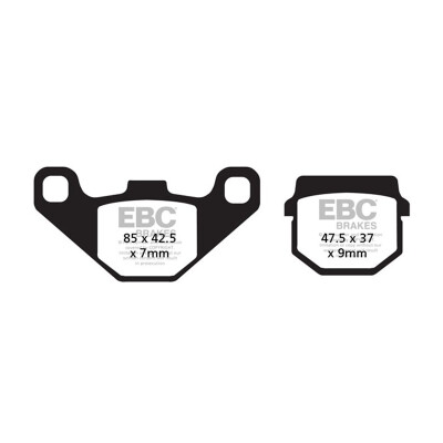 Pastilhas de freio sinterizadas para scooter EBC SFA432HH