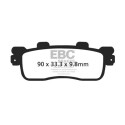 Pastilhas de freio orgânicas para scooter EBC SFA498