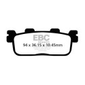 Pastilhas de freio orgânicas para scooter EBC SFA607