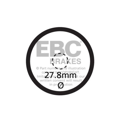 Conjunto de pastilhas de freio EBC SFA621V