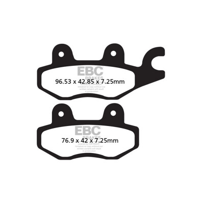 Pastilhas de freio orgânicas para scooter EBC SFA635