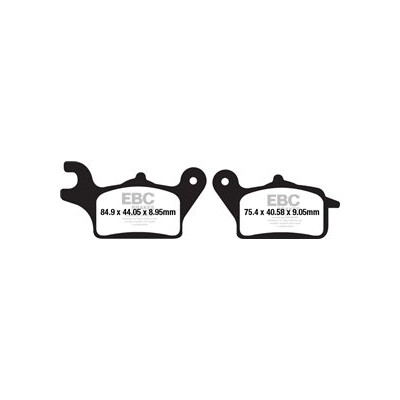 Pastilhas de freio orgânicas para scooter EBC SFA652