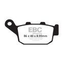 Pastilhas de freio orgânicas para scooter EBC SFA655