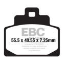 Pastilhas de freio orgânicas para scooter EBC SFA681