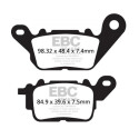 Pastilhas de freio orgânicas para scooter EBC SFA694