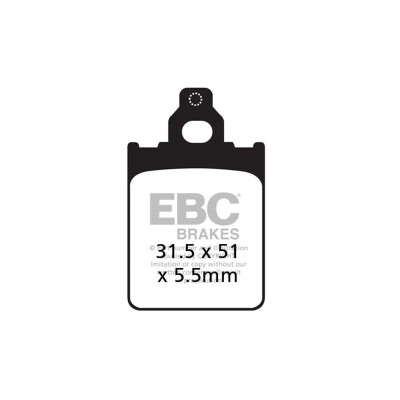Pastilha de freio de carbono EBC para scooter SFAC186