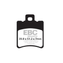 Pastilhas de freio de carbono EBC SFAC193 para scooter