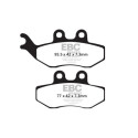 Pastilhas de freio de carbono EBC SFAC194 para scooter