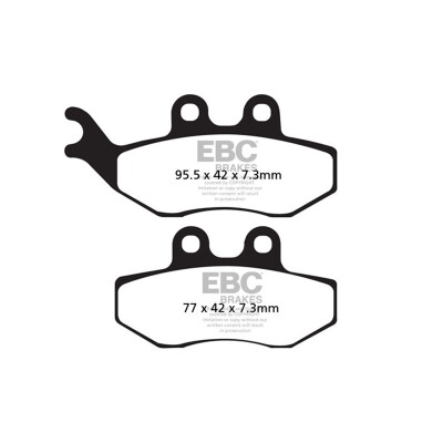 Pastilhas de freio de carbono EBC SFAC194 para scooter