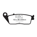 Pastilhas de freio de carbono EBC SFAC196 para scooter