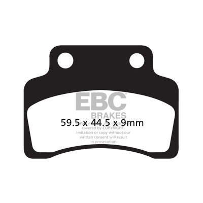 Pastilhas de freio de carbono EBC SFAC235 para scooter