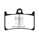Pastilhas de freio de carbono EBC SFAC252 para scooter
