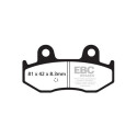Pastilhas de freio de carbono EBC SFAC411 para scooter
