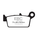Pastilhas de freio de carbono EBC SFAC427 para scooter