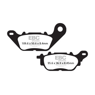 Pastilhas de freio de carbono EBC SFAC464 para scooter