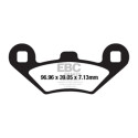 Pastilhas de freio de carbono EBC SFAC650 para scooter