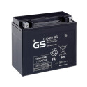 Bateria de motocicleta GS GTX20-BS AGM sem manutenção com pacote de ácido