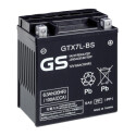 Bateria de motocicleta GS GTX7L-BS AGM sem manutenção com pacote de ácido