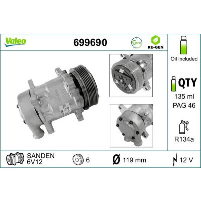 Compressor, ar condicionado