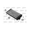 Filtro, aire habitáculo CLIMFILTER PROTECT