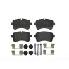 Jogo de 4 pastilhas de freio BREMBO P A6 027