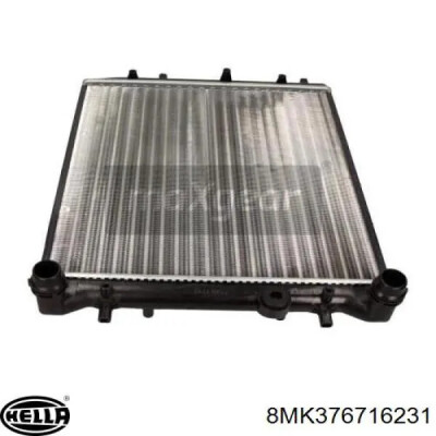 Radiador, refrigeração do motor BEHR HELLA SERVICE 8MK 376 716-231