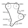 Jogo de correias dentadas PowerGrip®