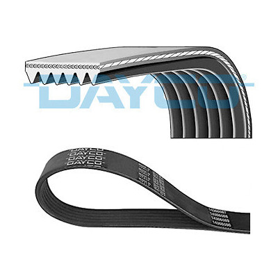Correia trapezoidal nervurada DAYCO 6 PK 2040