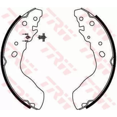 Conjunto de sapatas de freio TRW GS8641