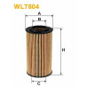 Filtro de óleo WIX WL7504