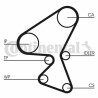 Conjunto de correias dentadas CONTINENTAL CTAM CT1104K1