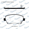Conjunto de pastilhas de freio MANDO RMPZ08