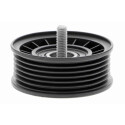 Rolo tensor, correia trapezoidal estriada