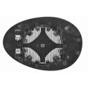 Vidro de espelho, espelho retrovisor exterior