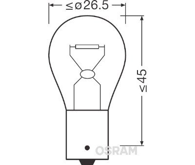 Lâmpada, luz intermitente OSRAM 7506