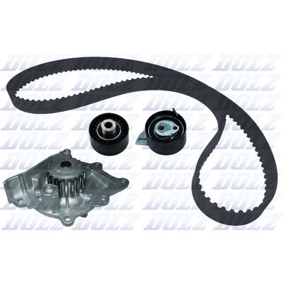 Bomba de água + kit de correia dentada DOLZ KD171