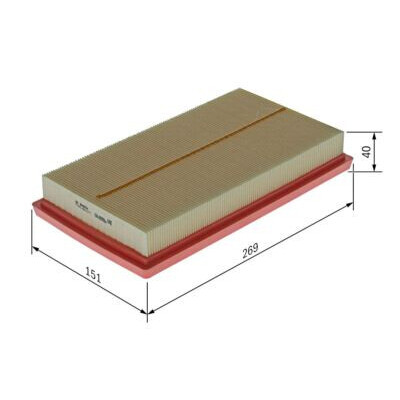 Filtro de ar BOSCH F 026 400 674