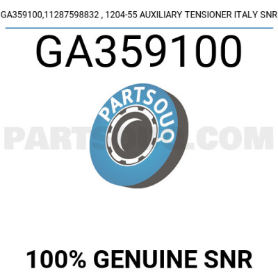 Polia tensora, correia trapezoidal estriada SNR GA359.100