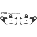 Pastilhas de freio EBC Kevlar para Yamaha NuovoZ 0607