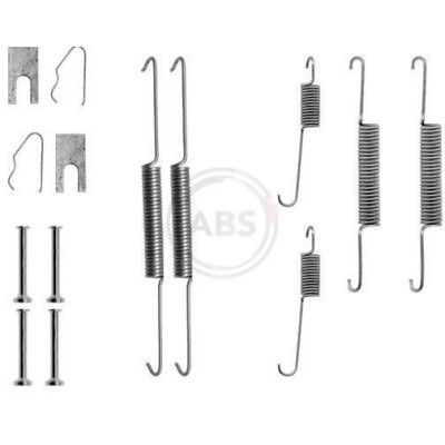 Kit de acessórios, maxilas do travão