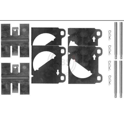 Kit de acessórios, pastilhas de travão