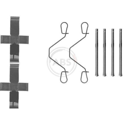 Kit de acessórios, pastilhas de travão