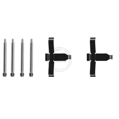 Kit de acessórios, pastilhas de travão